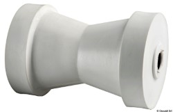 Central roller, white 130 mm 